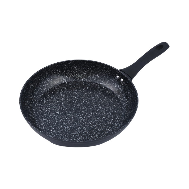 Memasak aluminium palsu yang ditetapkan dengan marmar hitam megastone