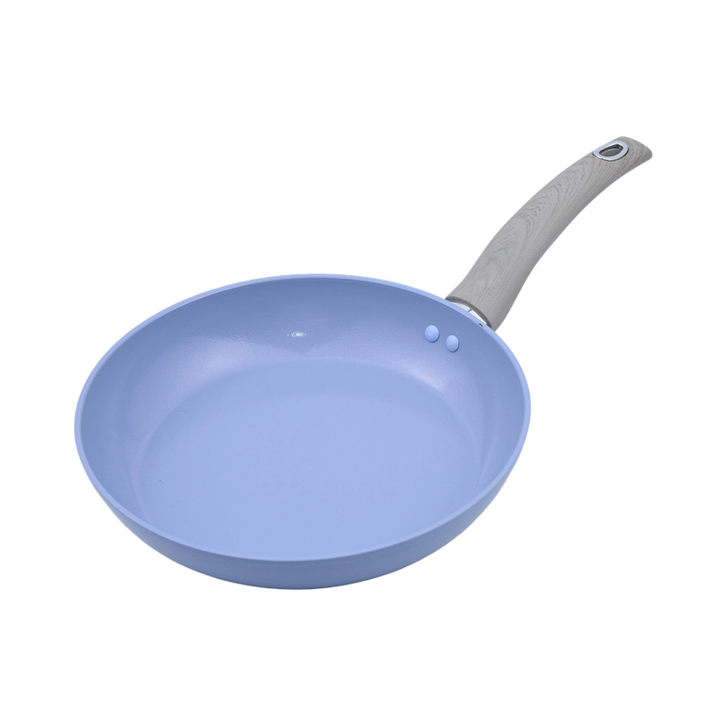 Memasak aluminium palsu yang ditetapkan dengan salutan seramik biru segar