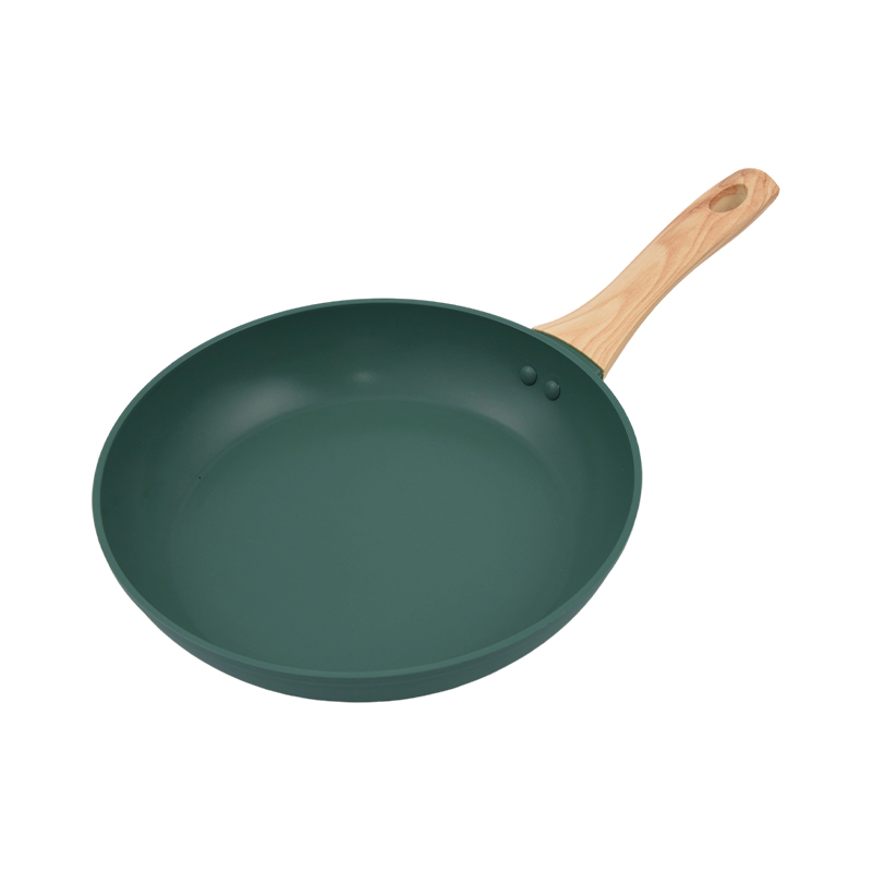 Memasak aluminium palsu yang ditetapkan dengan salutan nonstick hijau hutan