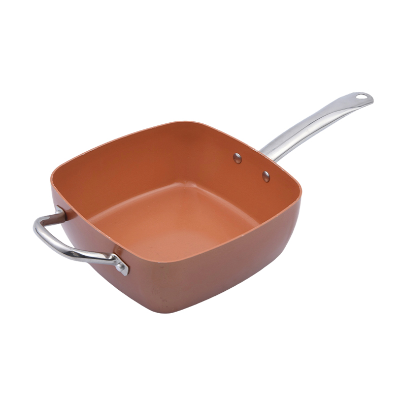 Kuali sos persegi aluminium ditekan